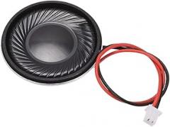 uxcell 1W 8 Ohm DIY Magnetic Speaker 28mm Round Shape Replacement Loudspeaker with PH2.0/1.25mm-2P Terminal Line for Electronic