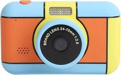 Kids Digital Camera, Children Selfie Video Camcorder 1080P Lens 2.4 Inch HD, Best Christmas Electronic Gifts Toys for Boys & Girls Toddlers