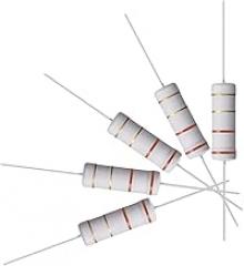 30Pcs 3.3 Ohm Resistor, 5W 5% Tolerance Metal Oxide Film Resistors, Lead, Flame Proof for DIY Electronic Projects and Experiments