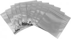 100Pcs Antistatic Storage Zip Lock Resealable Pouch for Electronic Components (8 * 9cm)