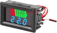 Car Battreriy Charge Level Indicator 12V 24V 36V 48V 60V 72V-Thitium Battreriy Capacity Trackier Metier Test Display LED Tester VoltTrackier Metier New 2026 High for Reliable Electronic Component