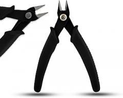 Micro Cutter Flush Cutter Soft Wire Cutters Professional Cutting Copper And Aluminum Wire Cables Precision Electronics Side Cutting Pliers for Electronics, Jewelry, PL-062