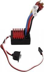 Majatou RC car Brush ESC, 3 Modes 60A Black red Voltage AJL 6860 RTR Electronic Speed Controller, ESC Controller Waterproof RC car Truck RC Ship 540 550 Motor
