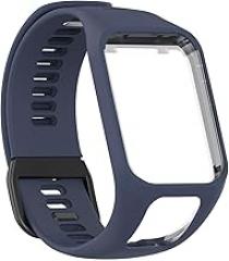 Compatible with Tomtom Runner 2 3,Spark 3,Golfer 2,Adventurer - Silicone Replacement Strap Bracelet Wristband - GPS Smart Watch Accessories