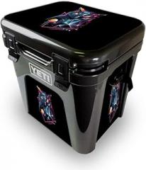 MightySkins Skin Compatible with Yeti Roadie 24 Hard Cooler - Outrageous Owl | Protective Viny wrap | Easy to Apply and Change Styles | Made in The USA