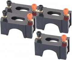 4PCS D Battery Holder Copper Electrical Battery Holder can be Connected in Series Used for Physics Experiment Equipment School Electronics Experiments