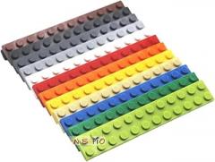 20Pcs 2X12 Dots DIY Building Blocks Thin Figures Bricks 12Color Eonal Creative Size Compatible with 2455 Ioys for Unisex High for Electronic Component