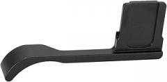 aqxreight Hot Shoe Thumb Up Rest Hand Grip for A7CR A7CRII Camera Aluminum Alloy Ergonomic Design Black (Black)
