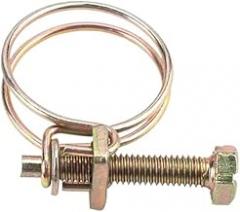 52Pcs/1Lot M12/16/19/25/29/32 Adjustable Pipe Clamp Double Wire Hose Clip Plumbing Fastener Hardware Kit