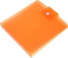 GLEAVI DVD Storage Bag 12 Capacity CD Wallet Plastic Disc Case for Home and Travel Sturdy Organizer for CD Collectors