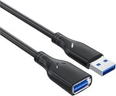 USB3.0 Data and Charging Extension Cable Male to Female Data Sync Cable for Various Electronic Devices