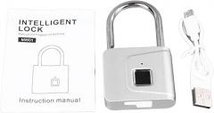 Fingerprint Padlock Anti Theft Electronic Smart Keyless Door Cabinet Lock for Family Student Dormitory Gym