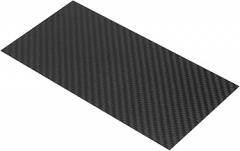 MECCANIXITY 3K Carbon Fiber Plate Panel Sheets, 200 x 100 x 0.5mm Carbon Fiber Board Plate Flexible for RC Aircraft, Model Car, Auto Parts (Twill Matte)