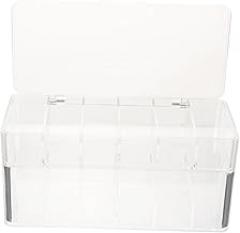 Cable Organizer Box with Large Capacity Multi-compartment Cord Storage for Phone Chargers and Electronics Portable Cord Management for Desk and Home Use