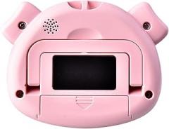 Cartoon Pig Electronic Timer Kitchen Reminder Study Countdown Clock Time Manager for Cooking and Work Without Battery, Pink