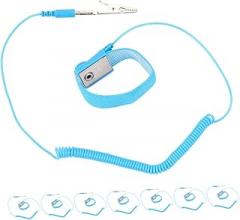 Alipis 8pcs Anti Static Wrist Strap - Adjustable ESD Wristbands with Clip and Extendable Long Cable Cord for Electronics Repair Labs Workspaces