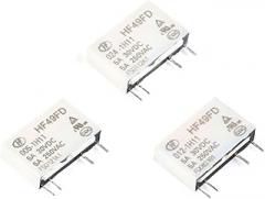 10pcs 5V 12V Relay HF49FD-005-1H12 005-1H12 HF49FD DC5V 1H12 4PIN 5A Industrial Electronic Circuit Board DIY 24V
