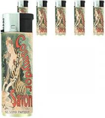 Refillable Electronic Lighter Set of 5 Pieces D-072 Cosmydor Savon Se Vend Partout
