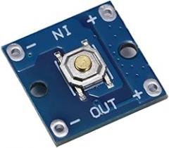 Light Touch Electronic Switch Module Bistable Push Button Single Button Switch Board Push Button Self-Locking PWM(3pcs)