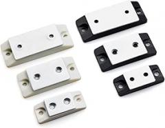 Strong Magnetic Steel Catch Latch Ultra Thin for Door Cabinet Cupboard Closer Magnet Wardrobes Drawer Home Furniture Fitting 1Pcs Locks(53mm White)