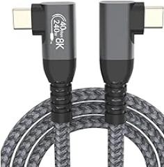 Speed USpB 4 Cable for Thunderbolt3/4 Device, 240W Power Delivery, 40Gbps, 8K Display C0innectivities USpB C to USpB C Cord Replacement for OEM New 2026 High for Reliable Electronic Component