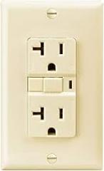 Cooper Wiring Devices VGF20A 20-Amp 2-Pole 3-Wire 125-Volt Duplex Ground Fault Circuit Interrupter, Almond