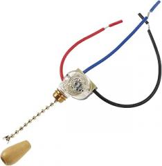 Ceiling Fan Pull Chain Switch Replacement Durable Wire Light Control Accessory for Hanging Fans Easy Installation Wear Resistant Material Convenient Control