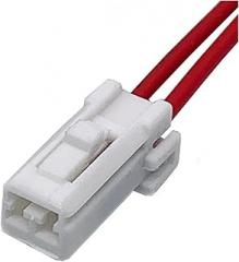 2Pin 174463-1 Auto Audio Socket Tweeter Plug Instrument Station Electronic Connector Wire Harness 174460-1(Color:2P Female,Size:1 Pc)