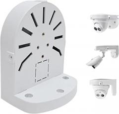 Indoor Outdoor Camera Bracket ABS Plastic Wall Mount L-Shaped Bracket for Security Dome IP Camera Mounting, Junction Box Cable Management (2.5in-SL-1PACK)