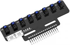 1PCS 8 Channel High Electronic Infrared Line Tracking Sensor Module Support Automatic Calibration A