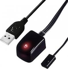 USB Powered Infrared Remote Control Extender Universal IR Blaster Emitter with Receiver for Cable Box/Amplifier IR Repeater Transmitter Kit Up to 25FT Signal Range - SUA (Control 1 Device)