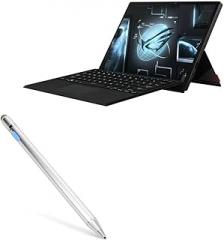 BoxWave Stylus Pen Compatible with ASUS ROG Flow Z13 (2022) - AccuPoint Active Stylus, Electronic Stylus with Ultra Fine Tip - Metallic Silver