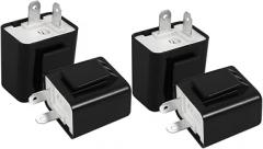 Alipis 4pcs Adjustable Speed Electronic Relay for Motorcycle Turn Signals Led Circuit Overload Easy Installation