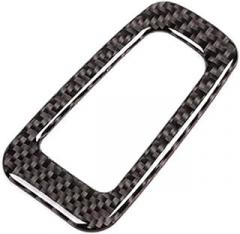Automotive Interior for Benz C Class W205 C180 C200 C300 Carbon Fiber Electronic Handbrake Button Trim Car Sticker