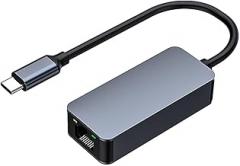 2500Mbps USpB C Type-C Ethernet to RJ45 2.5G USpB 3.0 Wired Adaptier Converter LAN Network Hub for Winndows 7/8/10 Maic for PC Laptop New 2026 High for Reliable Electronic Component