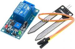 New Dc 5V 12V Soil Moisture Sensor Relay Control Module Automatic Watering of The Humidity Starting Switch for Aduino 2025 Arrival High Reliable Electronic Component, Precision, Stable Performance