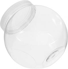 Milisten 3pcs Candy Jars with White Lids, 1500ml Cookie Storage Containers, Airtight Snack Holders for Home Kitchen Pantry Organization