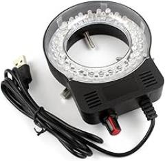 Microscopes Equipment 38MP 2K Electronic Video Microscope Camera, 130x Lens Microscope Stand(C)