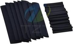 GREA127pcs/Set Assorted Heat Shrink Tube Black Wire Wrap Electrical Insulation Cable Sleeving 2-13mm New 2025 for Arrival High Reliable Electronic Component, Precision, Stable Performance