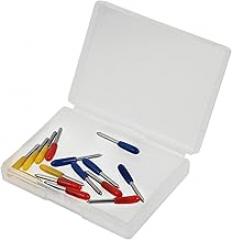 jojofuny 45pcs Engraving Machine Replacement Cutters Tungsten Angles Non-Slip Cover for Vinyl Cutting Smooth Clean Cuts