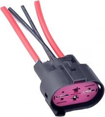 4 Pin Auto Waterproof Connector Electronic Fan Wiring Harness Plug 1J0906444 1J0906234(Female 10awg 12awg)