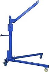 Portable Foldable Manual Hand Winch Crane for Home Use, Compact Lifting Hoist,Single Shelf 300kg,Single Shelf 200kg