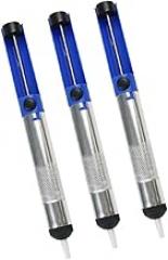 3pcs Solder Sucker Tool Manual Non-Slip Tin Extractor with Strong Suction for Efficient Solder Removal Electronics Repair and Maintenance