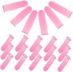 200pcs Latex Finger Covers for Electronics Fingertip Protectors Gaming Latex Gloves