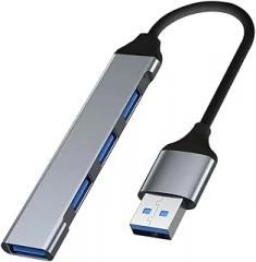 New USpB Adaptier Docking Station 4 Port USpB 3.0 Hub USpB C Hub Steady Speed Type C Splitter for PC Computer Laptop Accessories Replacement for OEM New 2026 High for Reliable Electronic Component