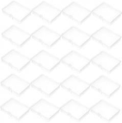 20 Pack Small Jewelry Storage Boxes Plastic Organizers for Beads Rings Electronics