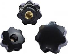 1-5pcs Plum Tighten Nuts M4 M5 M6 M8 M10 M12 Plastic Nylon Blind Hole 7 Star Thumb Nut Clamping Knob Manual Nut New 2026 High for Reliable Electronic Component, Precision, Stable Performance