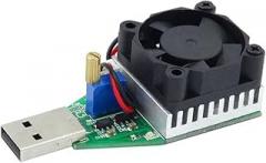 1 PCS USB Battery Capacity Tester Adjustable Constant Current Electronic Load 15W Green Resistance Charging Testerster