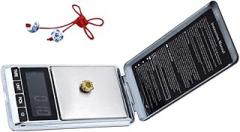 High Precision Digital Scale Mini Electronic Scale for Jewelry Grams Battery-Powered for Kitchen Jewelry Medicinal 500g Random Style