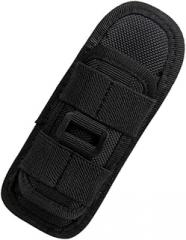 Nylon Flashlight Pouch with Rotatable Belt Clip Lightweight Torch Storage Case for Camping and Outdoor Activities Fits Flashlight Wear-resistant Electronic Torch Waist Bag